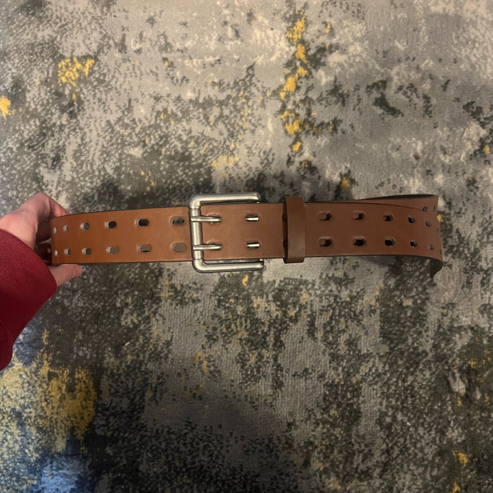 Brown Double Buckle Belt - NWT